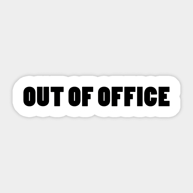 OUT OF OFFICE Sticker by PaletteDesigns